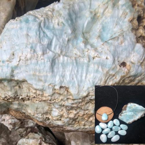 Hemimorphite? Blue Aragonite?